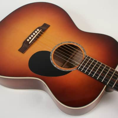 Jewitt Acoustic Guitars OM-MPL/SB New Sunburst Engelmann Top Maple Back/Sides image 3
