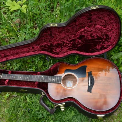 2021 Taylor 224CE K DLX Grand Auditorium Deluxe Acoustic/Electric Guitar in Hawaiian Koa w/a full Gloss Shaded Edgeburst finish, and comes with the Original like New Hardshell Taylor Case. ~ As New ! image 11