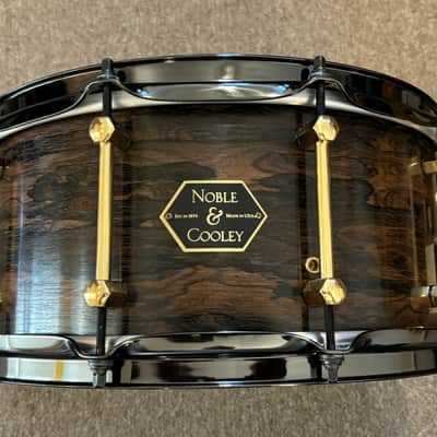 RARE Noble & Cooley Limited Edition Ziricote English Chestnut 6.5x14" Snare Drum 2020 image 1