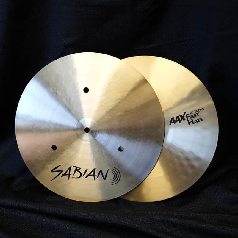 Sabian AAX FAST HATS Hi Hat Cymbals 14" image 1