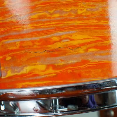 1960s Ludwig "Mod Orange" Drum Set image 9