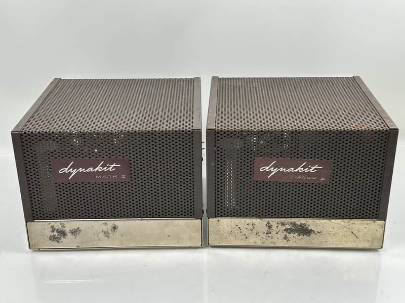 Vintage Dynaco Dynakit Mark III Tube Amplifier Pair