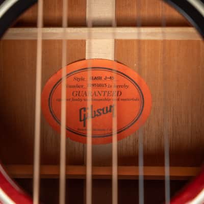 2021 Gibson Slash Signature J-45 - Vermillion Burst | USA All Solid Slope Shoulder Dreadnought Acoustic Guitar Guns N' Roses L.R. Baggs Pickup | CoA OHSC image 18