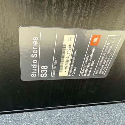 JBL Studio Series S38 Late 90's - Black image 3