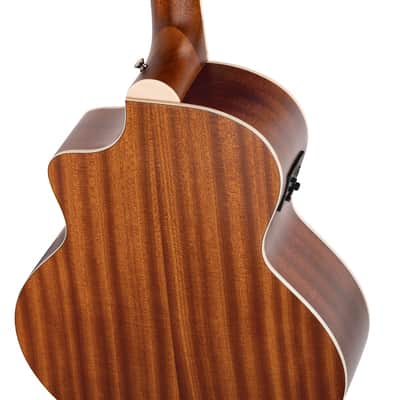 Ortega D7CE-4 Deep Series 7 Spruce Top Medium Scale 4-String Acoustic-Electric Bass Guitar image 9