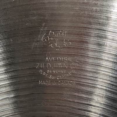 Zildjian  14" Canadian Hollow Logo New Beat Hi-Hat Cymbals (Pair) 1970s image 5