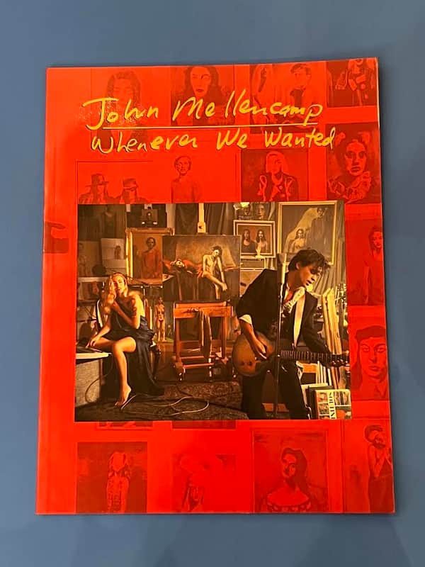Warner Bros John Mellencamp Whenever We Wanted Piano, Vocal & Guitar Sheet Music Book