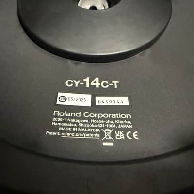 Roland CY-14C-T V-Cymbal 14" Crash Pad 2025 - Black image 5