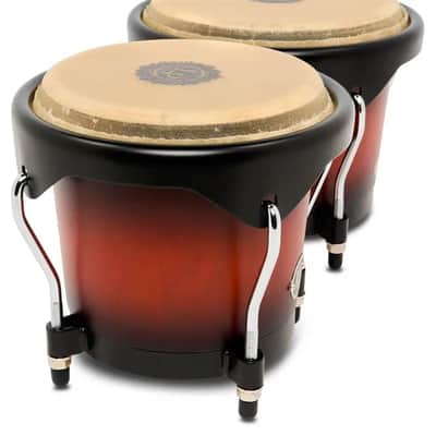 LP City II Mango Wood Bongos Vintage Sunburst image 5