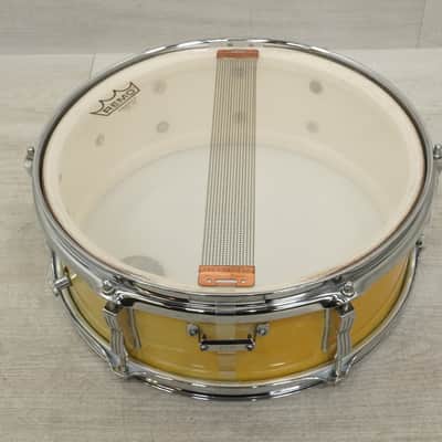 Used Ludwig 14x5 Pioneer Vintage Wood Snare Drum White Marine Pearl image 3