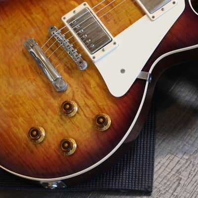 2012 Gibson Custom Shop Les Paul Pro Electric Guitar Figured Purple Sunburst + COA OHSC image 7
