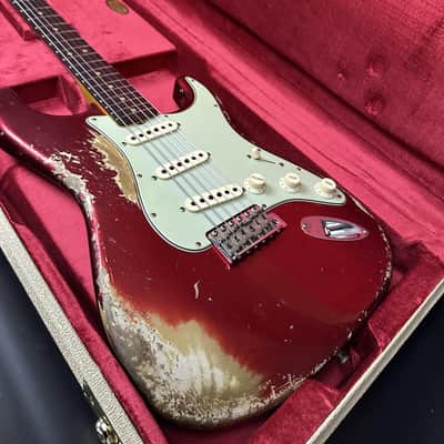Fender Custom Shop 1963 Stratocaster Super Heavy Relic - Candy Apple Red image 19