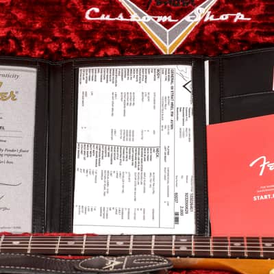 Fender Custom Shop 1969 Stratocaster Heavy Relic Guitar - Aged Vintage White - CHUCKSCLUSIVE - #R111533 image 17
