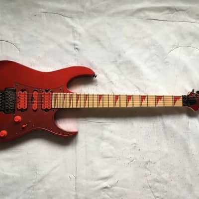 Vintage 1991 Ibanez RG770 DX Candy Apple Red Dimarzio USA Pickups jem RG550 Japan MIJ image 2