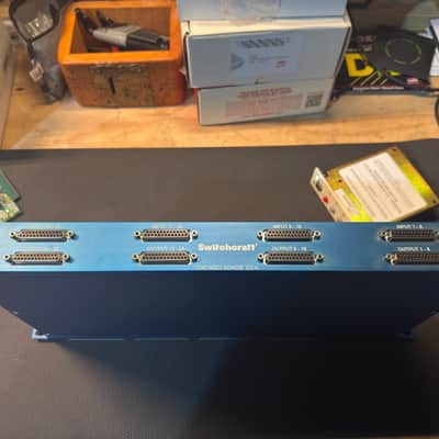 Switchcraft StudioPatch Series 6425 64-Point TT-DB25 Patchbay 2010s Blue image 2