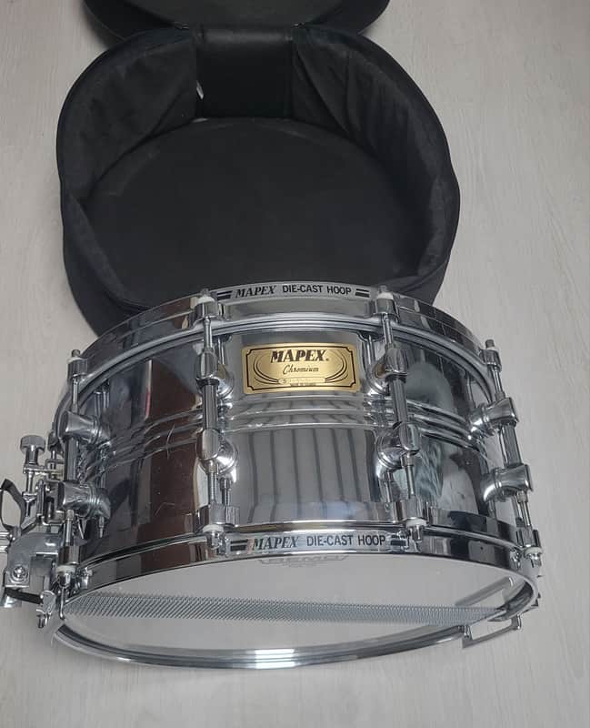 Mapex Orion 14x6,5 Chromium Seamless Die Cast Supersensitive Peaux + Timbre NEUVES 2026‼️Prix fermé‼️ image 1