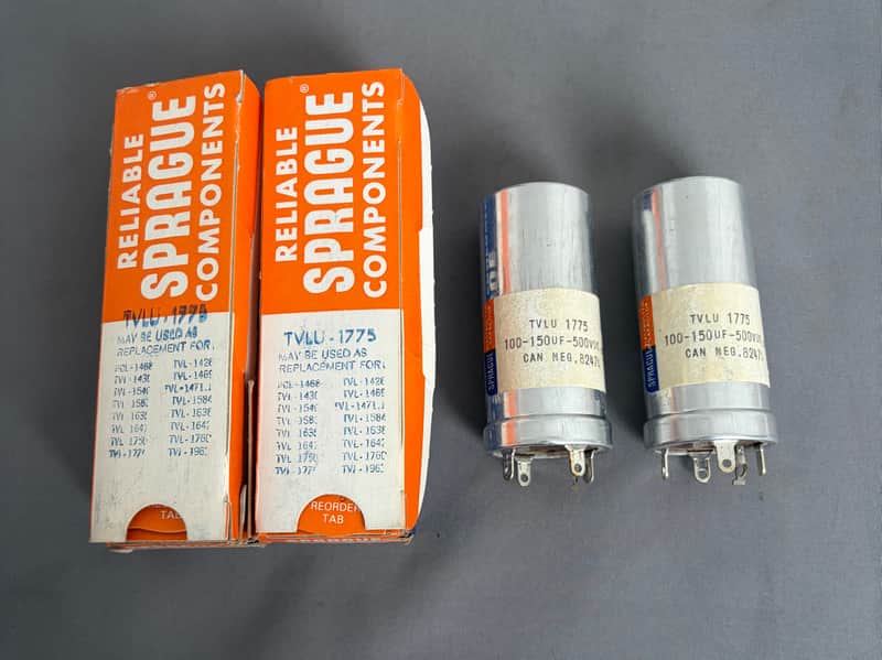 Sprague 100-150 uF 500VDC