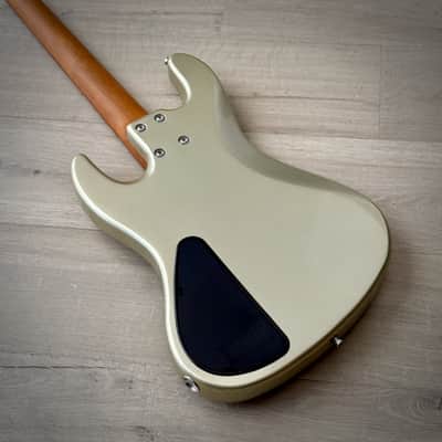 Sadowsky MetroExpress 21-Fret Hybrid P/J Bass, Morado Fingerboard, 4-String - Solid Champagne Metallic High Polish (SMX21HP4 J7R OKU FR) image 7