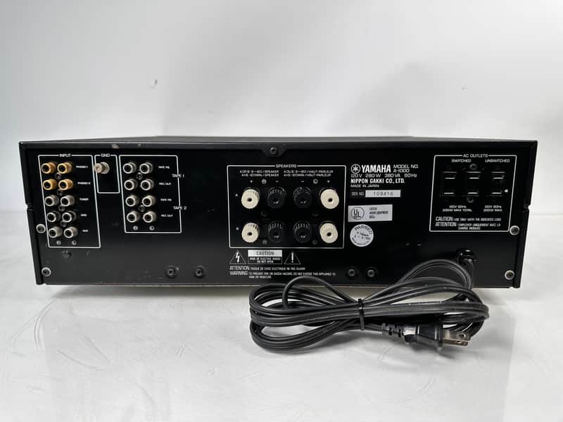 Yamaha A-1000 Natural Sound Stereo Amplifier | Reverb