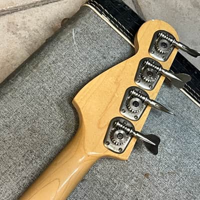 1975 Fender Musicmaster Bass Guitar Olympic White image 9