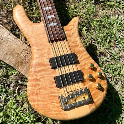 Spector Euro 5LX 2004 - Natural Satin Quilt Top Neck-Thru image 1