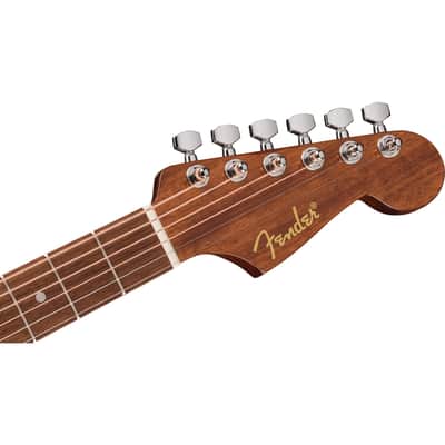 Fender California Standard Redondo Mini Acoustic Guitar - Spruce Top, Fiesta Red image 5