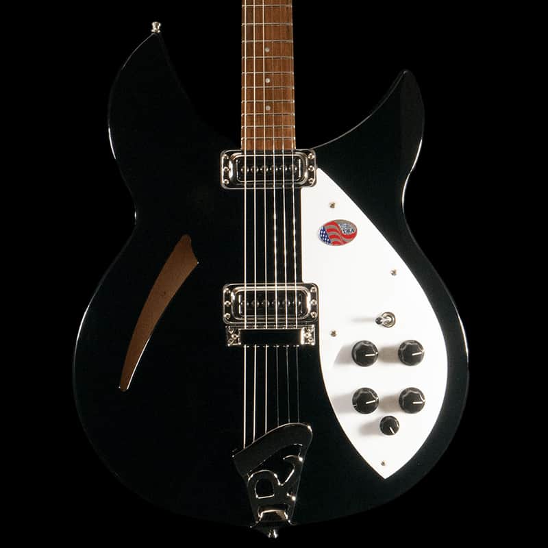 Rickenbacker 330/6 Guitar in Jetglo image 1
