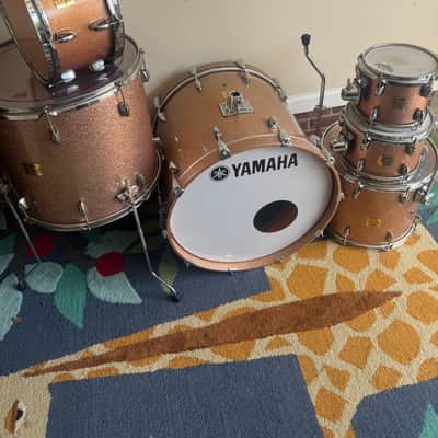 Yamaha Maple Custom Absolute- Made in Japan – Pink Champagne Sparkle (RARE) image 6