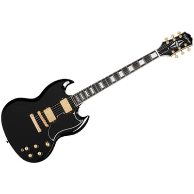 SG Custom Ebony + Housse Epiphone image 2