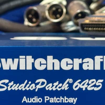 Switchcraft StudioPatch 6425 64-Point TT/DB25 Patchbay + Premium Cabling – Box/Manual image 15