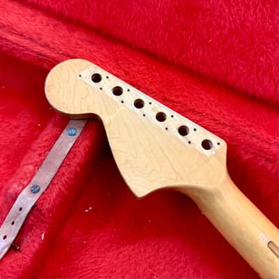 Fender Stratocaster guitar neck 1977 - Maple original vintage USA image 3