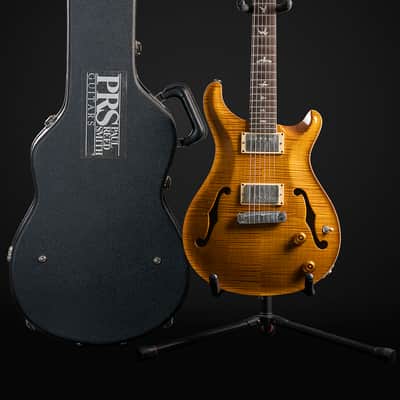 2008 PRS Hollowbody II Amber Archtop Pickups Rare image 8