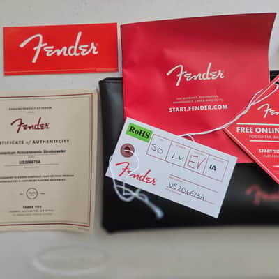 Fender Limited Edition Acoustasonic Electric Guitar Natural Ziricote 2020 - Natural Ziricote Wood image 12