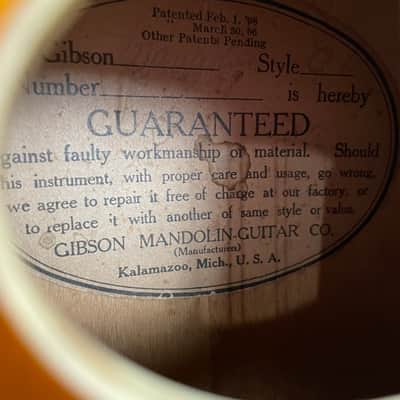 Late 1910s Gibson A-1 Mandolin w/OHSC image 6