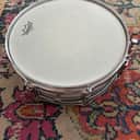 Ludwig L-404 Acrolite 5x14" 8-Lug Aluminum Snare Drum with Rounded Blue/Olive Badge 1979 - 1993 - Gray