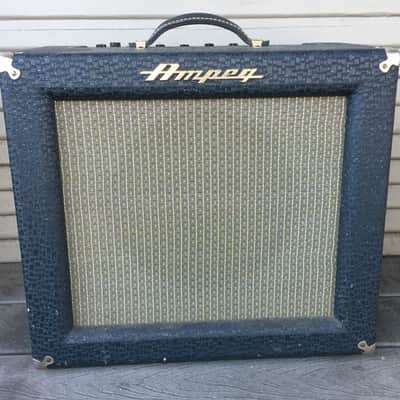 Ampeg Dolphin 518 1961 blue sparkle, Original Jensen P12NX ext range speaker! image 1