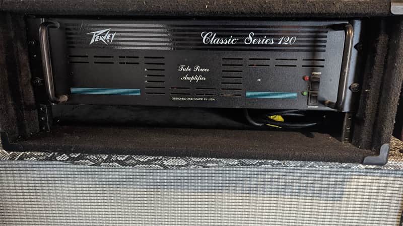 Peavey Classic 120 Tube Power Amp 1990s black image 1
