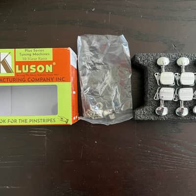 Kluson Plus Series 3x3 TUNERS 18:1 Chrome KPLUS-3-C - Open Box image 2