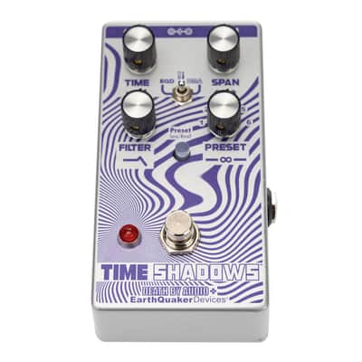 EarthQuaker Devices / Death By Audio Time Shadows II Subharmonic Multi-Delay Resonator 2024 - Present - Silver / Purple image 2