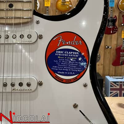 Fender Eric Clapton Stratocaster Maple Fingerboard Black 2026 image 2