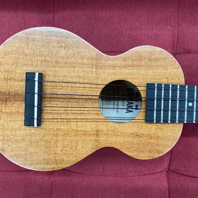 Kamaka HF-1 Soprano Ukulele with Full Ebony Package, MOP inlay, Koa Medium Curl Upgrade w/ Case image 2