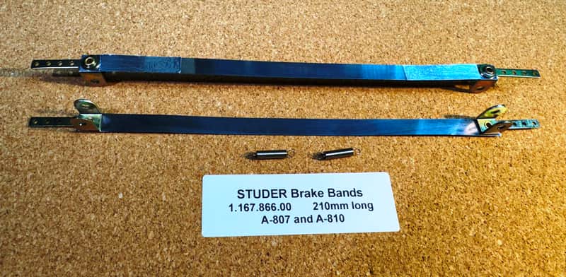 STUDER Brake Bands for A810 & A807 Professional Recorders image 1