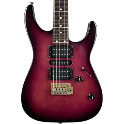 1992 Charvel Jackson CDS-075-SSH STVB (See Through Violet Blue