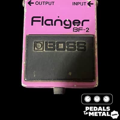 Boss BF-2 Flanger (Black Label) 1980 - 1984 - Purple X12839 image 8