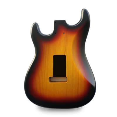 Stratocaster Guitar Body HSH - Sunburst Vintage Nitro Satin - 2 Piece American Alder image 2