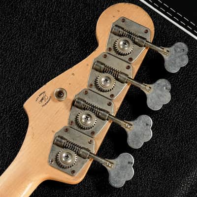 Fender Custom Shop MBS 1962 Jazz Bass Aged Fiesta Red 3-Tone Sunburst by Jason Smith [R135769] (01/06) image 11