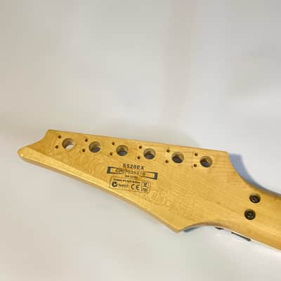 2007 Korean Ibanez S520EX Wizard II 22 Fret AANJ Replacement Guitar Neck Floyd Ready image 13