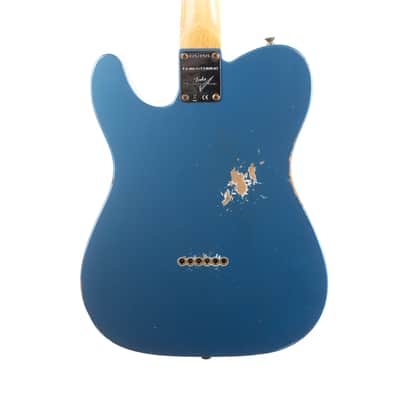 Used Fender Custom Shop 1964 Telecaster Relic - Aged Lake Placid Blue image 3