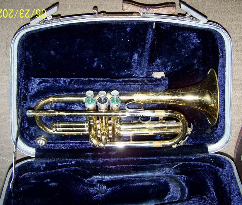 60's Conn Director Cornet w/Case image 1