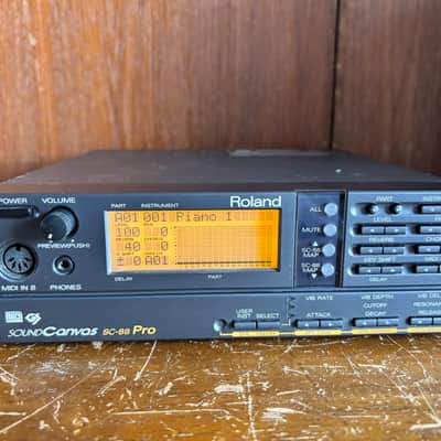 Roland SC-88pro SC88 Pro SOUND Canvas General MIDI sound modules New battery image 2